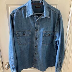 St John’s Bay long sleeve denim shirt men’s medium
